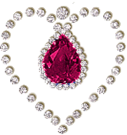 Gif animé coeur bijoux